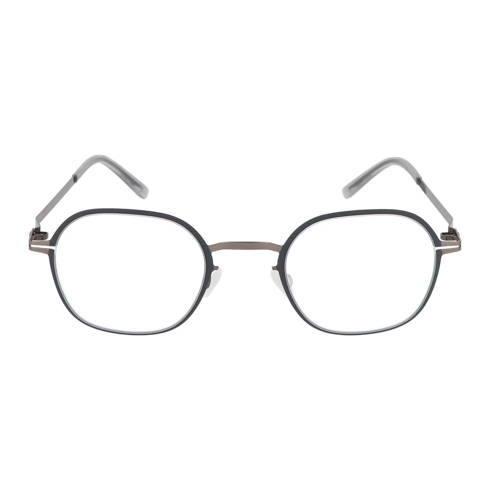 Mykita Moderne ronde metalen montuurbril Black Unisex