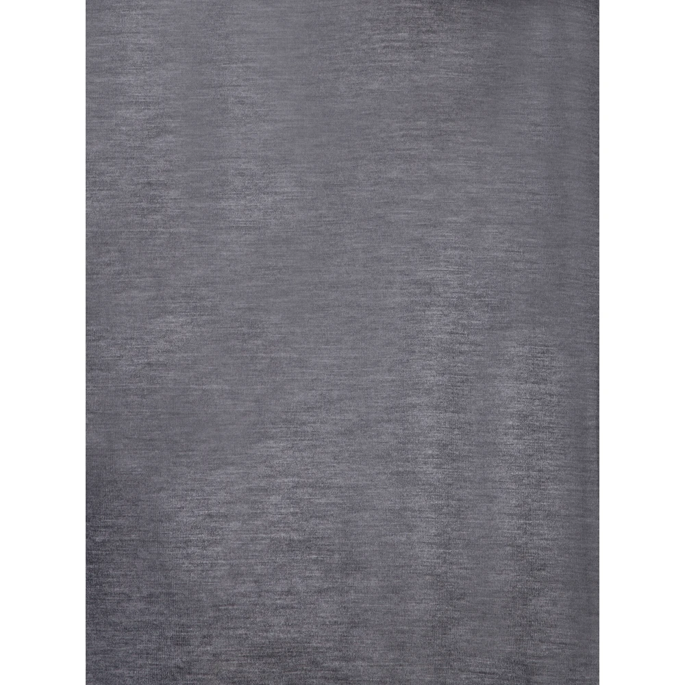 Zanone Bruine T-shirts & Polos Aw24 Black Heren