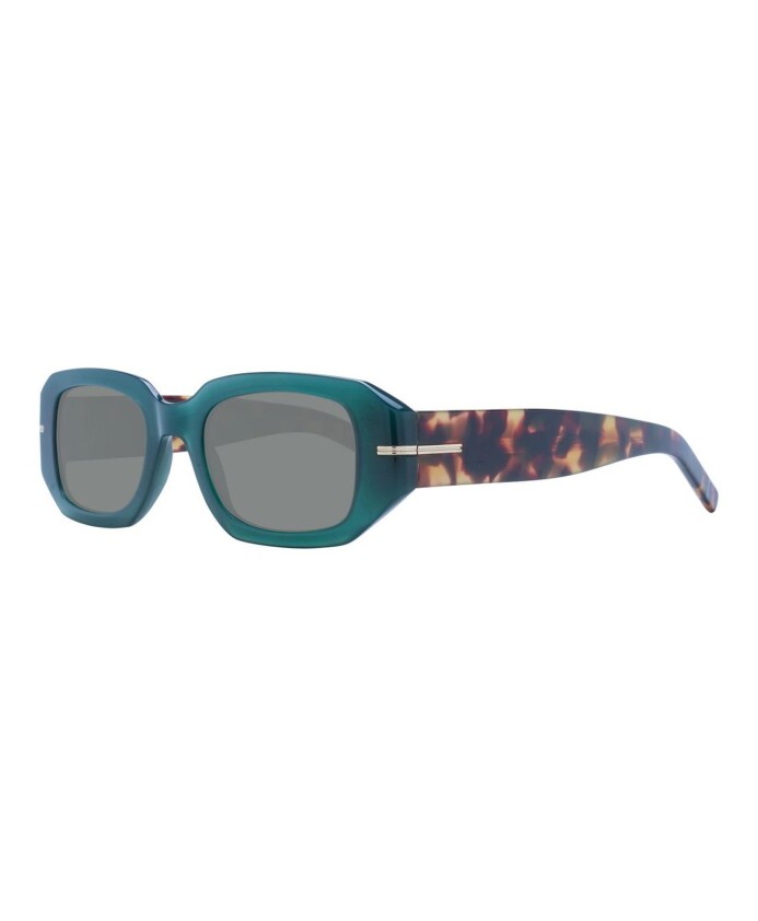 lunettes-de-soleil-rectangle-vertes-avec-protection-uv
