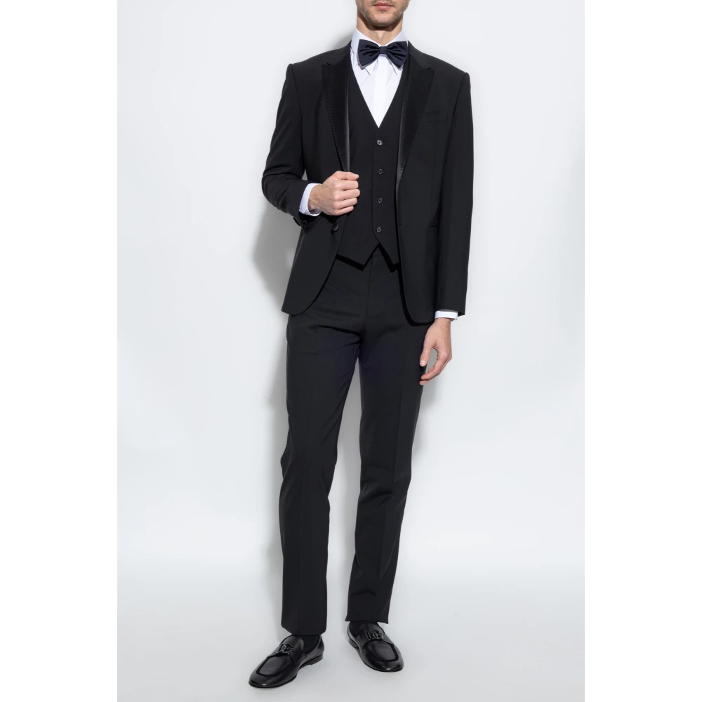 Emporio Armani Wollen vest Black Heren