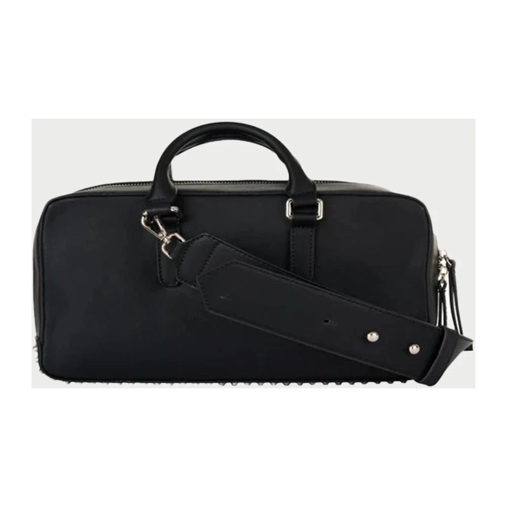 John Richmond Zwarte Eco-lederen Handtas met Studs Black Dames