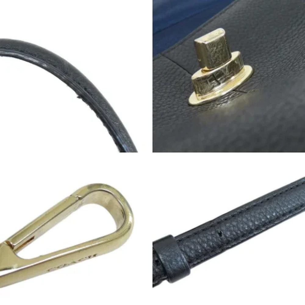 Coach Pre-owned Leather handbags Black Dames
