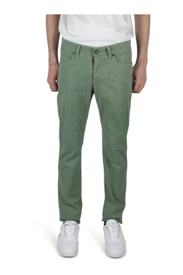 Patch Pants Slim Fit