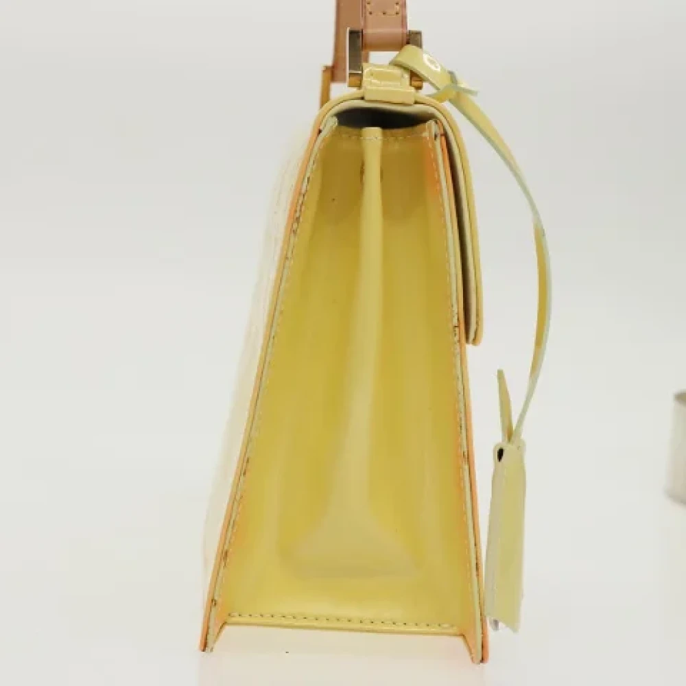 Louis Vuitton Vintage Pre-owned Leather handbags Yellow Dames