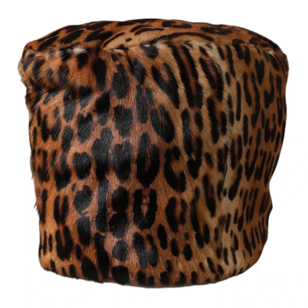 Dolce & Gabbana Unisex Brown Bucket Hat - Accessories - One Size - Accessories