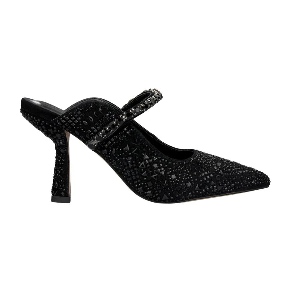 Elegant Slingback Sko med Rhinestone Detalj