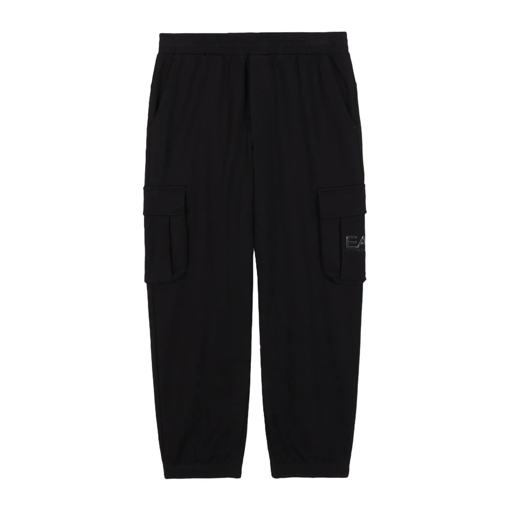 Emporio Armani Ea7 Mannelijk Zwart Casual Broek Jumpsuit