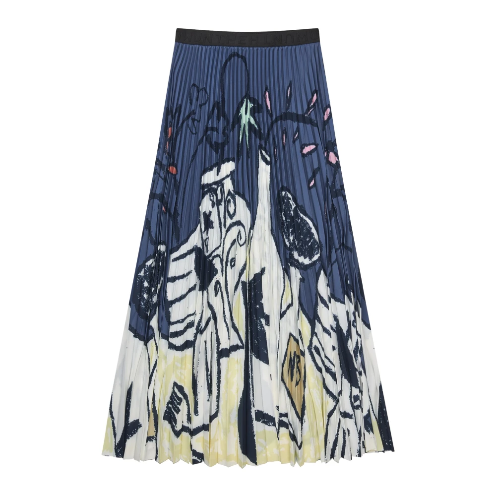 Munthe Women's Blue Midi Skirts - Midi Skirts - L - Skirts