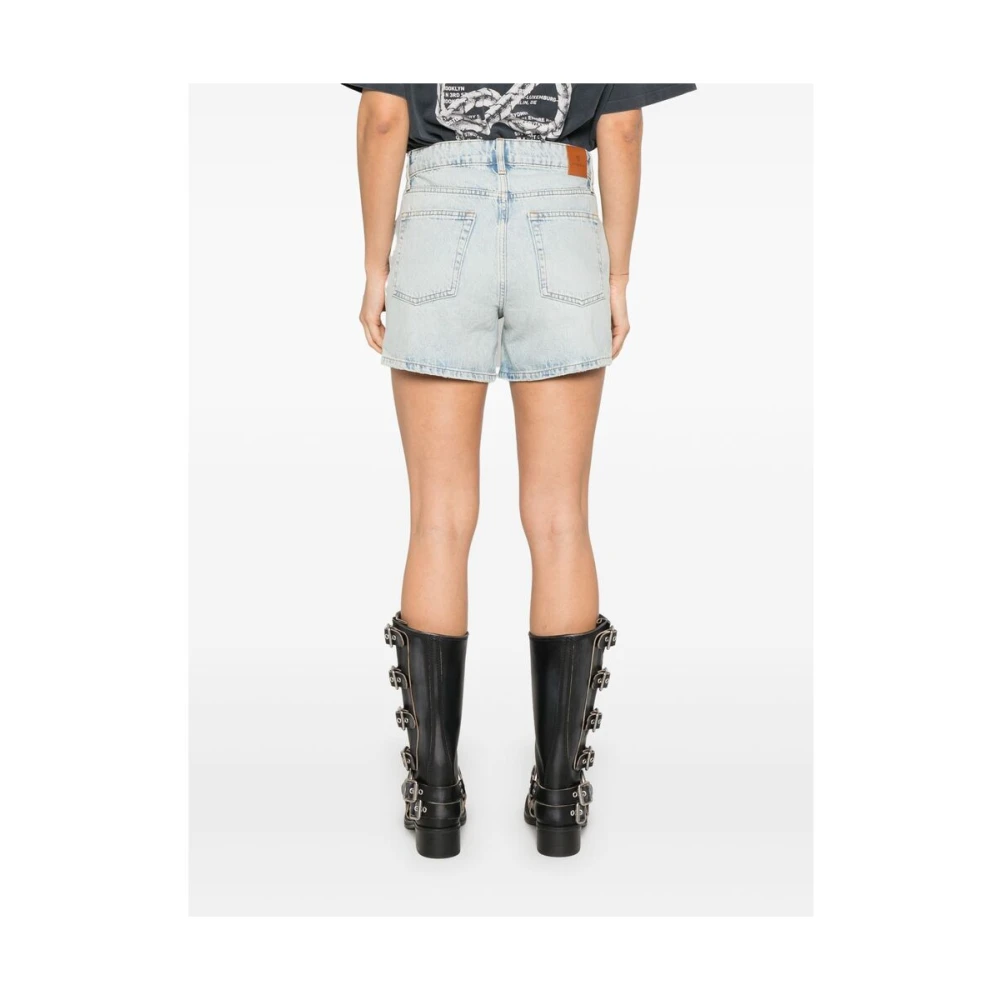 Anine Bing Lichtblauwe knoopsluiting Jeans Blue Dames