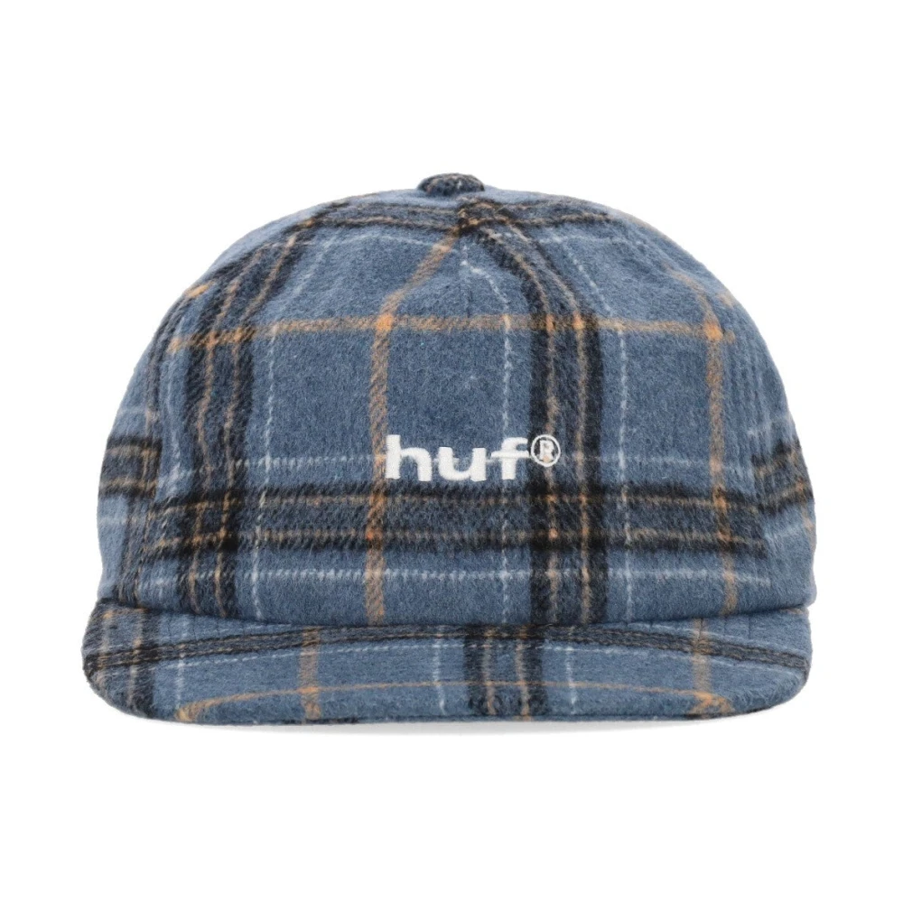 HUF Geruite Flanellen A-Frame Pet Marineblauw Multicolor Heren