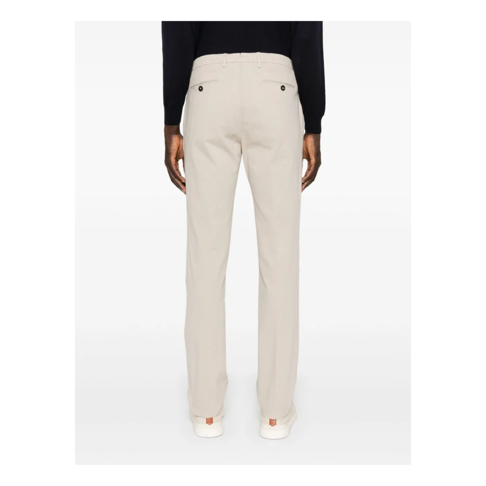 Briglia Beige Katoenen Chinos Broek Beige Heren