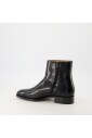black-leather-pat-ankle-boots