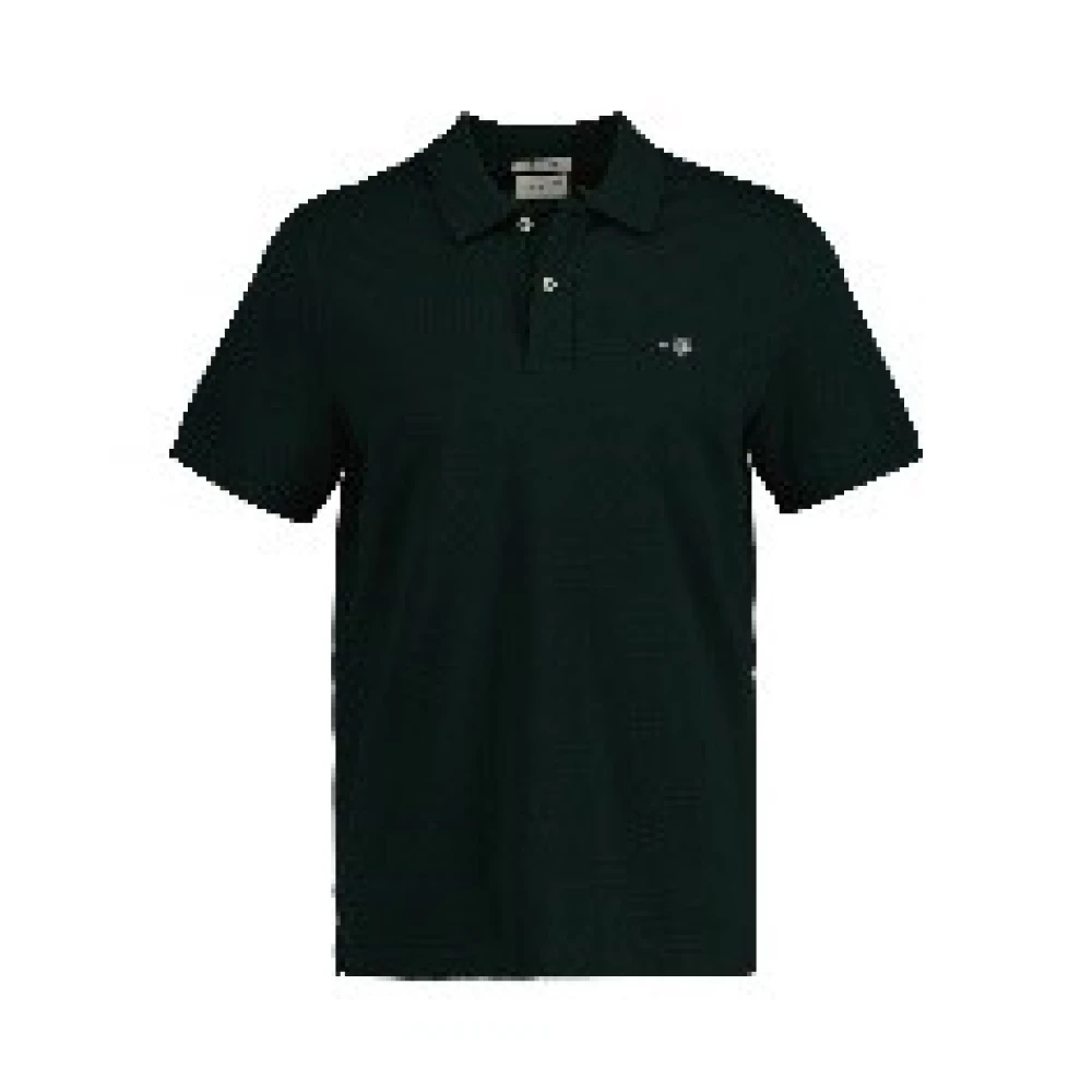 Gant Klassieke Polo Shirt voor Mannen Green Heren