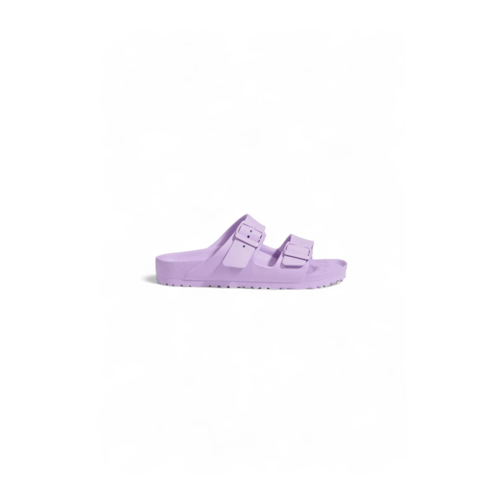 Birkenstock Lila Spänne/Slips Sandaler Höst/Vinter Stil Purple, Dam