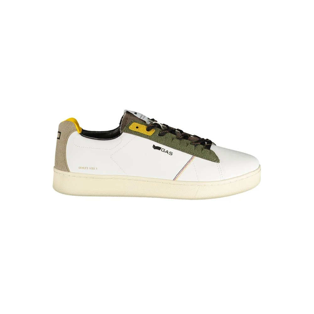 Gas Men's White Nika Lth Sneaker - Sneakers - 9 Uk - Shoes