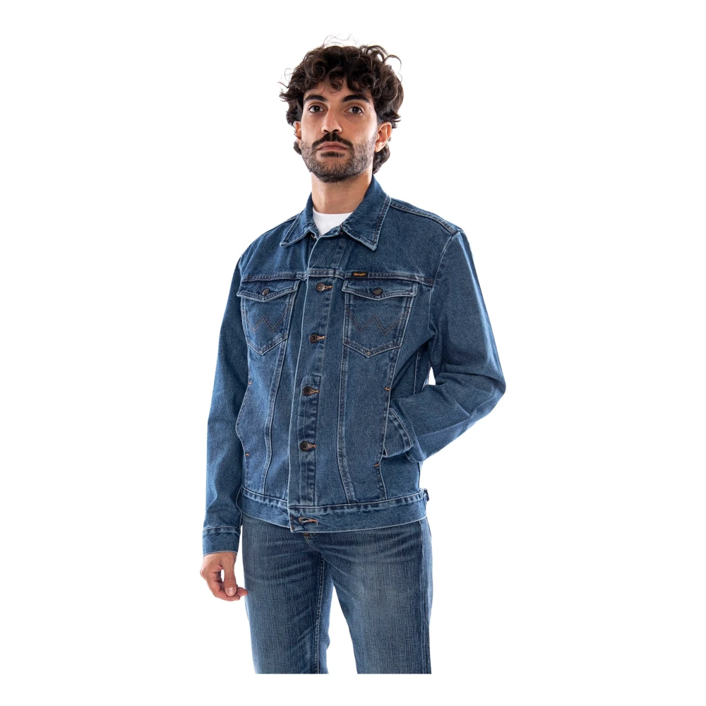 Wrangler Herren Jeansjacke Cowboy Cut Jacket In Stonewash - Bild 6