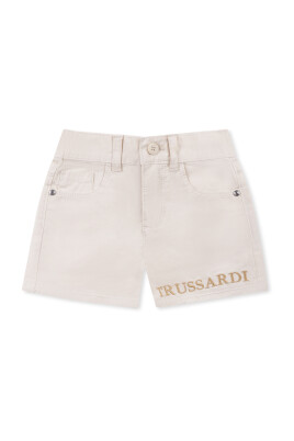 ivory-casual-cotton-shorts-with-logo