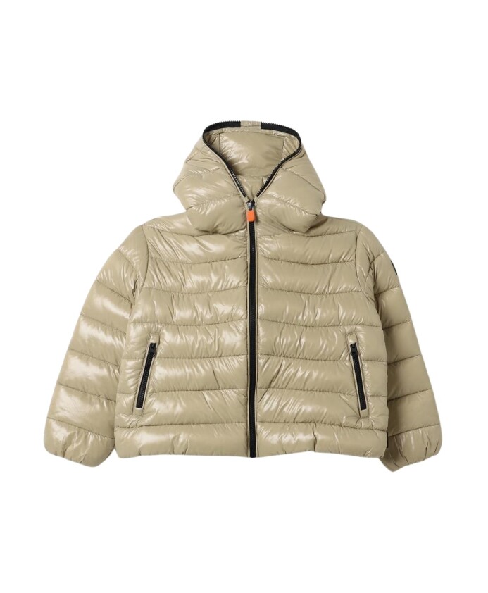 enfants-beige-veste-rembourree-a-capuche