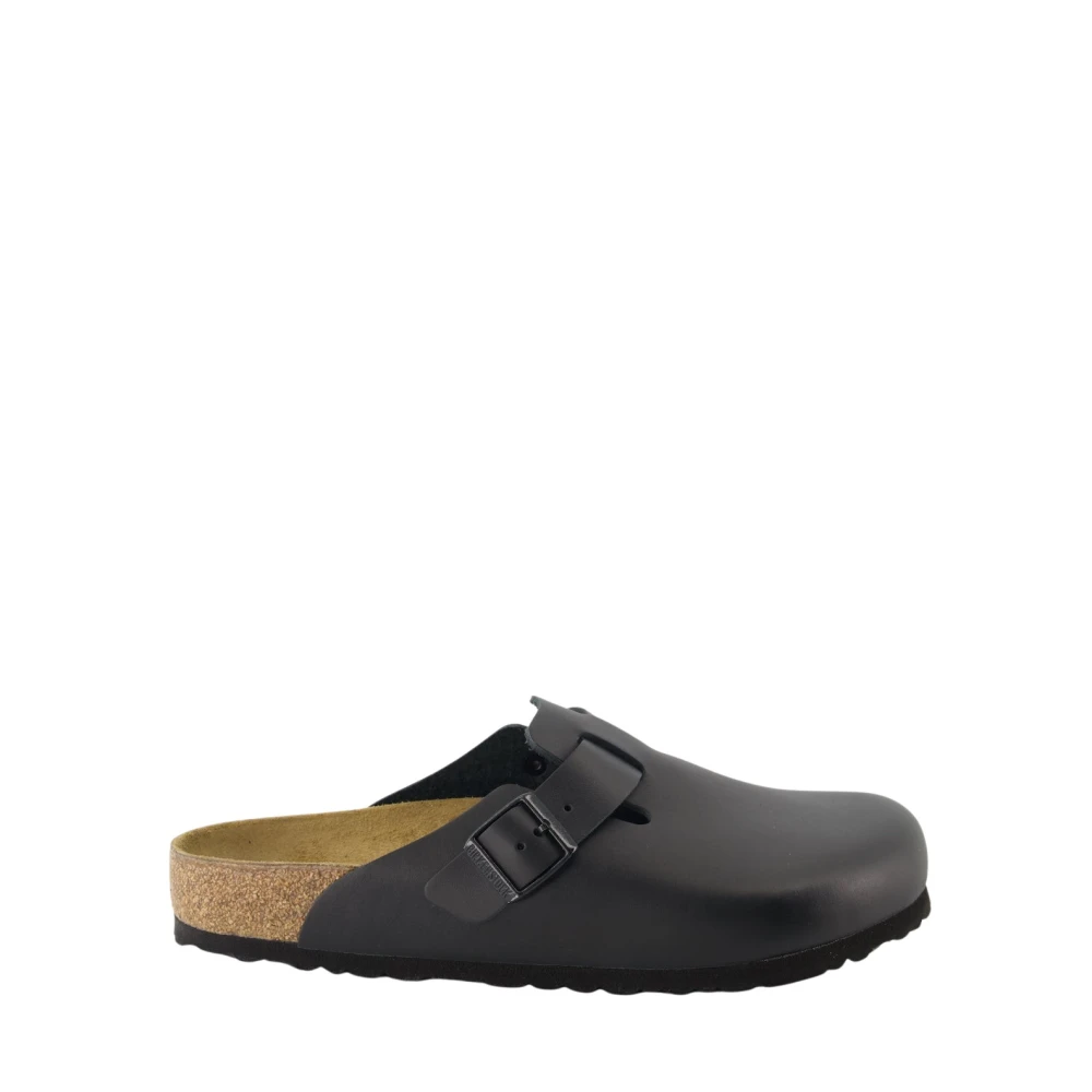 Birkenstock Boston Mules Black, Herr