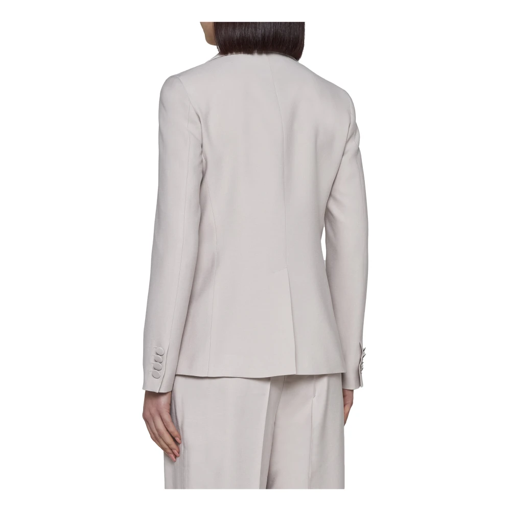 Blanca Vita Beige Jassen voor een Stijlvolle Look Beige Dames