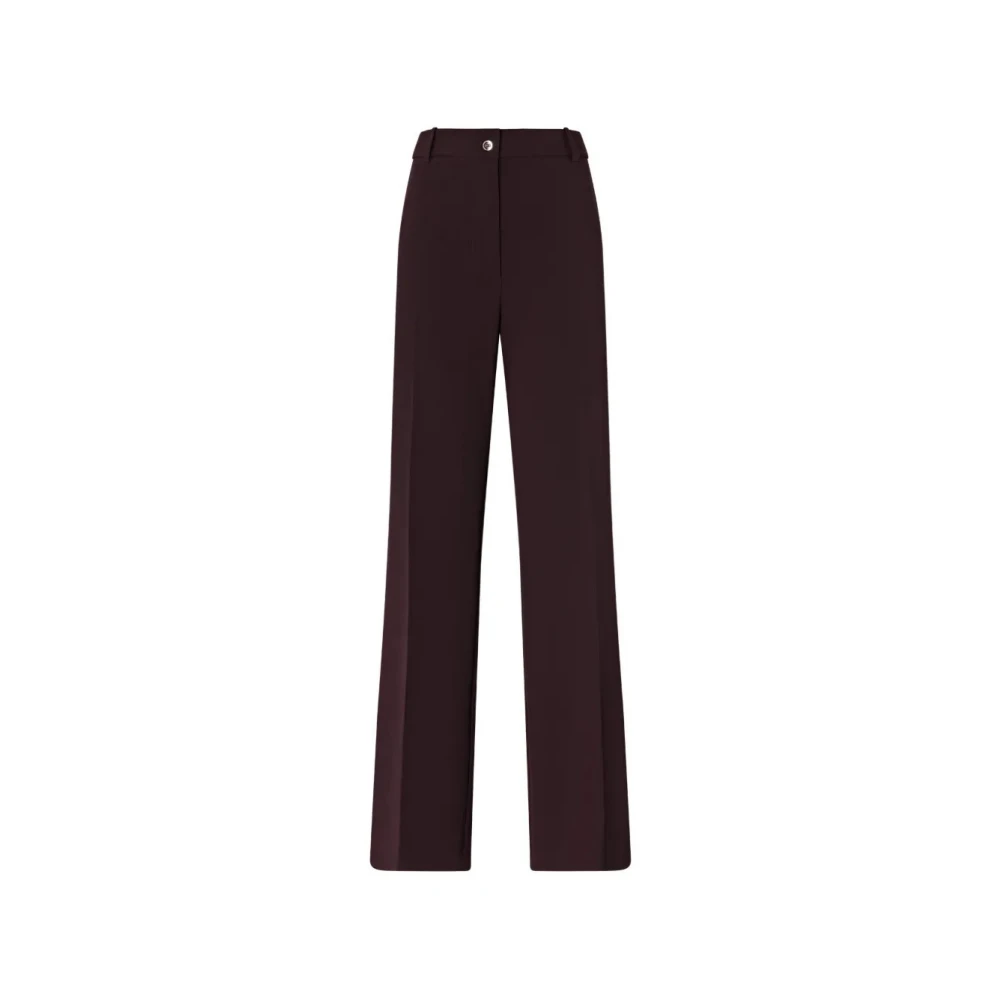 Pinko - Petalo Pantalone Fluido - Trousers - Mujer - Rojo - Xs