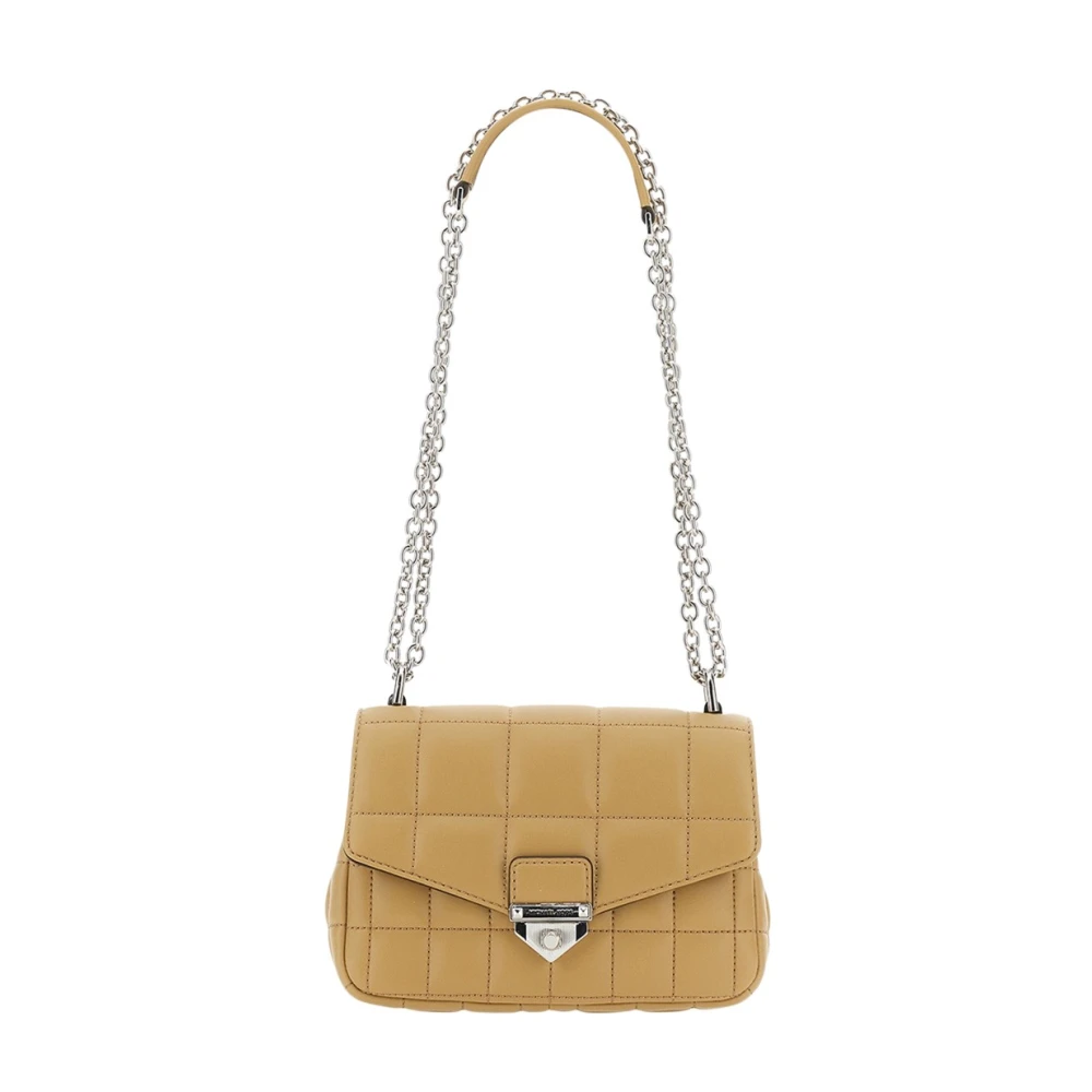 Michael Kors Women's Beige Cross Body Bags, One Size, Soho Shoulder Bag
