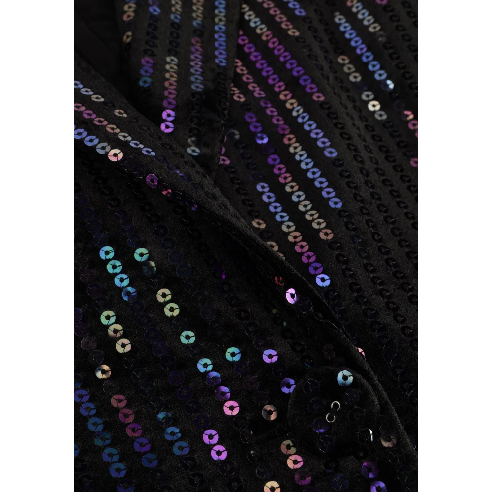 Y.A.S Paillet Lang Blazer Velvet Black Dames