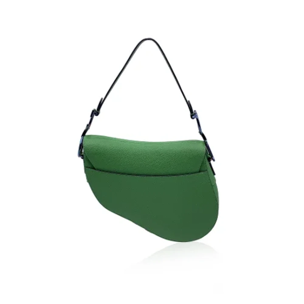 Dior Vintage Pre-owned Fabric dior-bags Green Dames