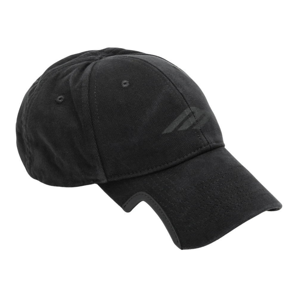 Balenciaga Zonneklep Hoed Stijlvolle Mode Accessoire Black Heren