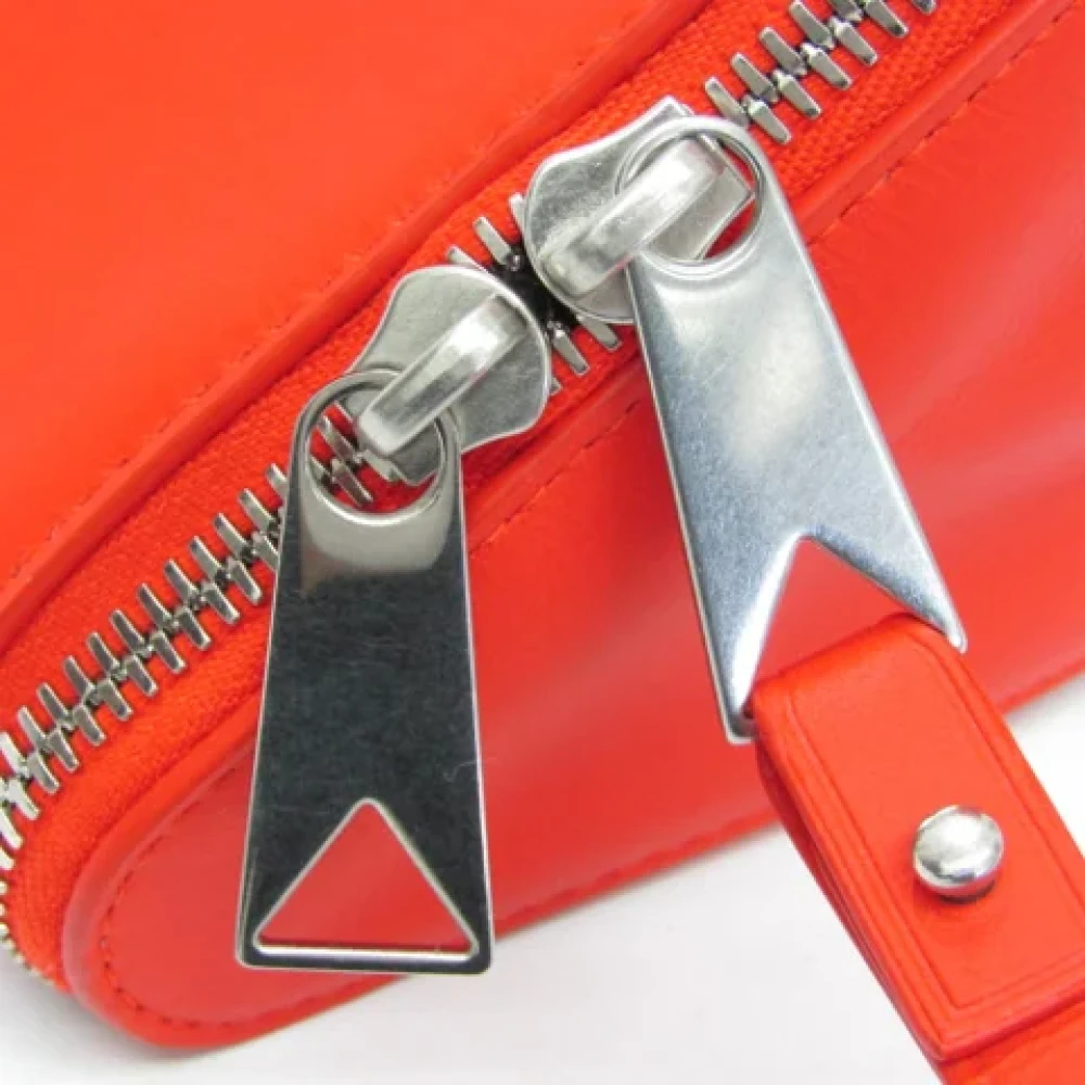 Bottega Veneta Vintage Pre-owned Leather clutches Red Dames