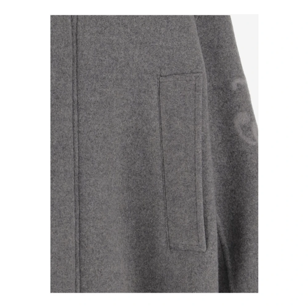 Jil Sander Grijze Winterjassen Gray Dames