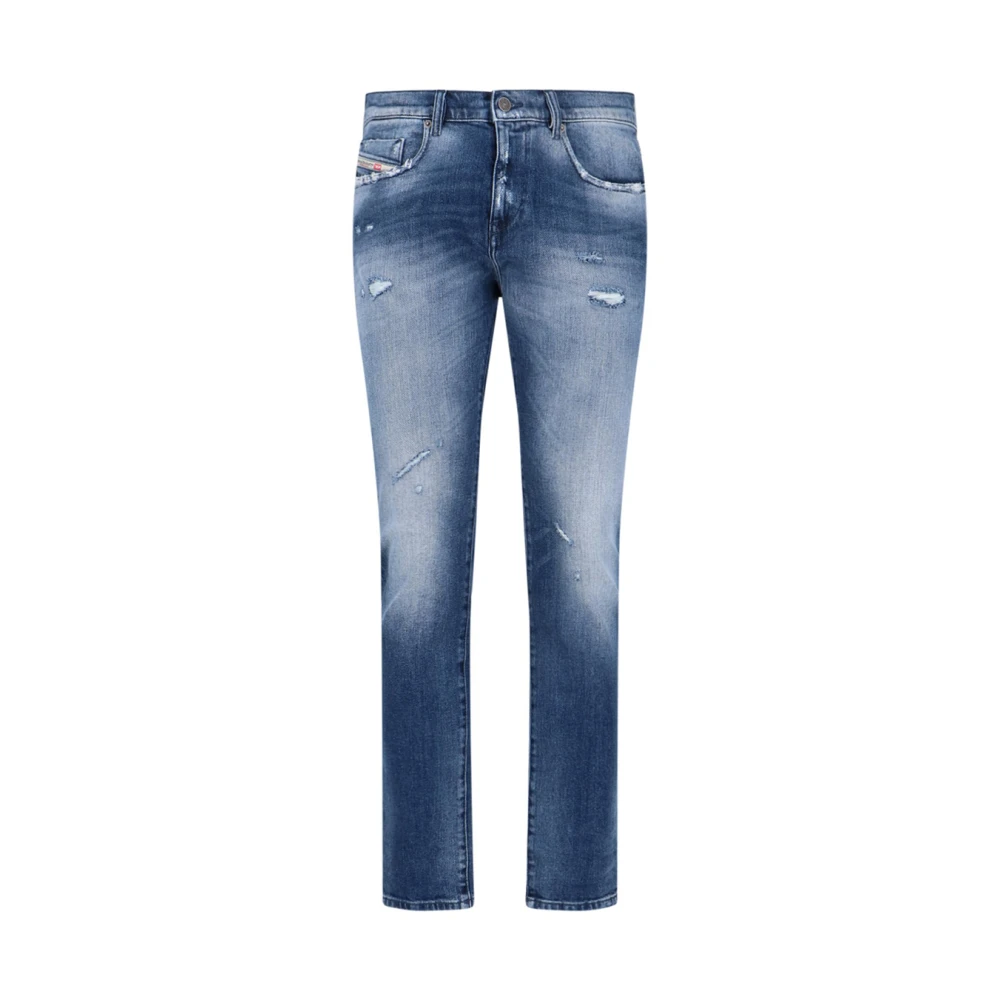Diesel Klassieke Denim Jeans voor Dagelijks Gebruik Blue Heren