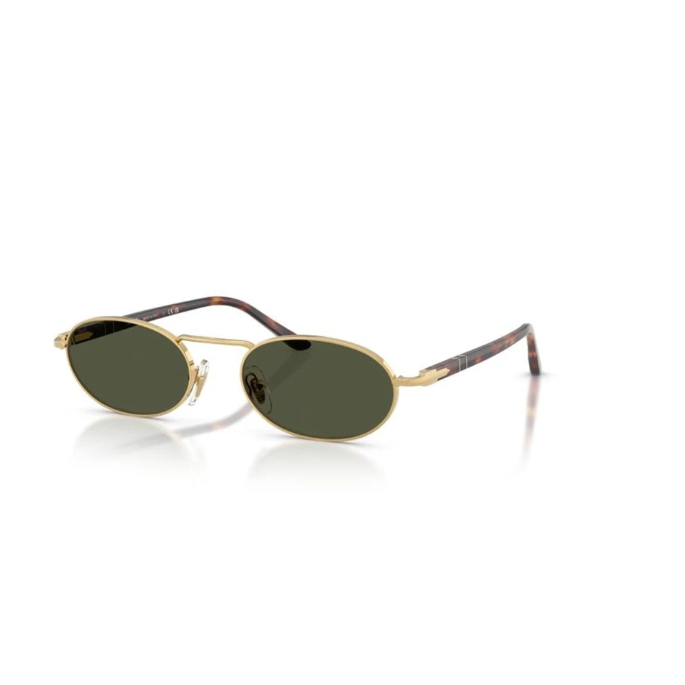 Persol Unisex Sunglass PO1023S - Frame color: Gold, Lens color: Green - Image 4