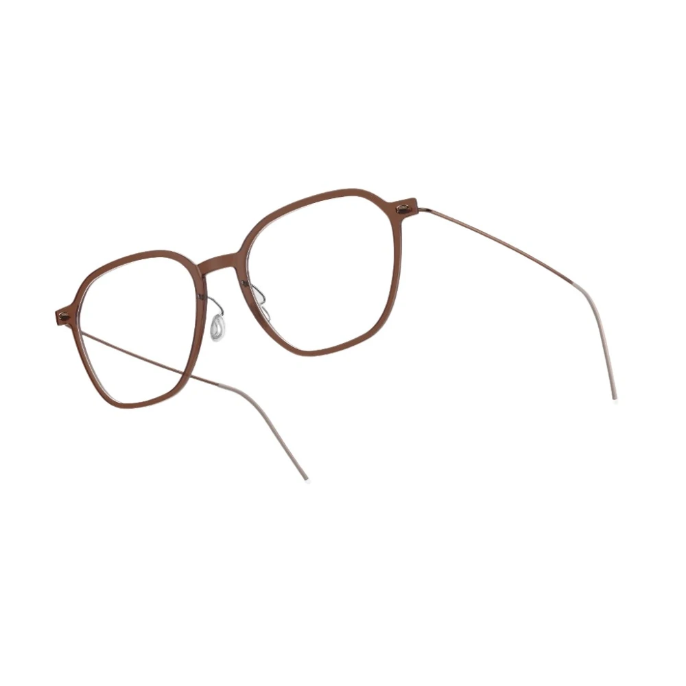 Lindberg Minimalistische Titaniumbril Brown Unisex