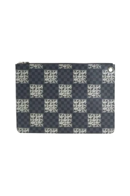Pre-owned Damier Graphite Clutch