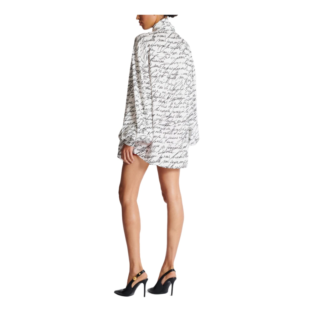 Balmain -boog shirt met White Dames