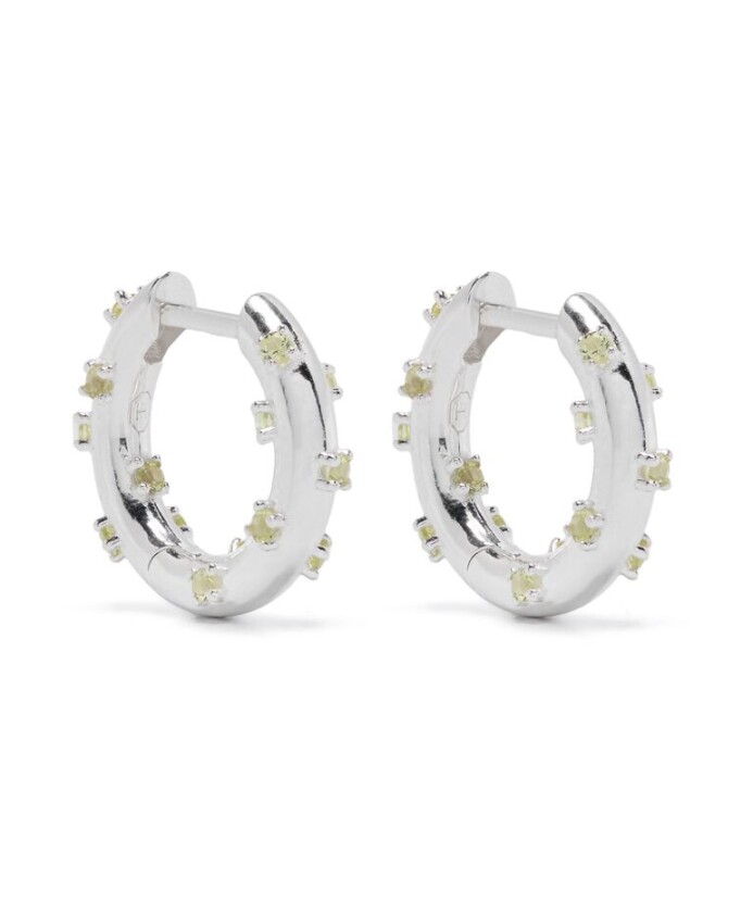 silver-tone-gemstone-earrings