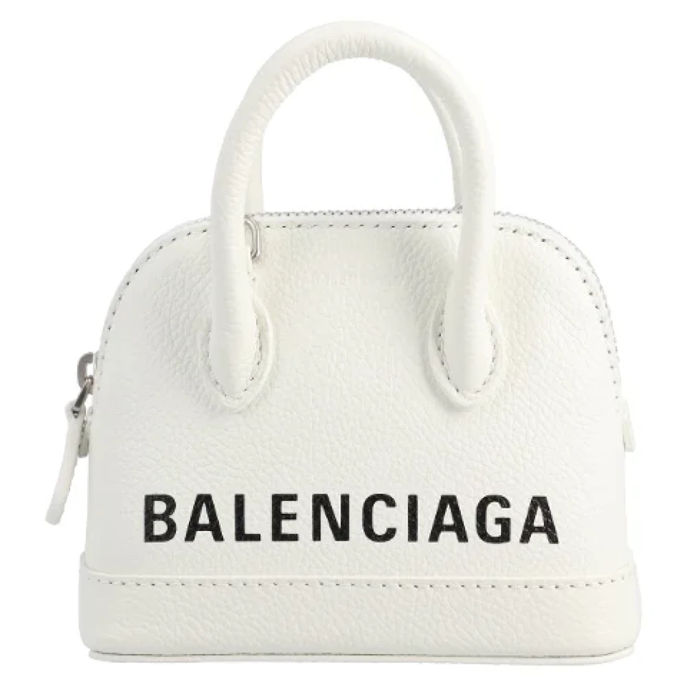 Balenciaga Leather handbags White Dames