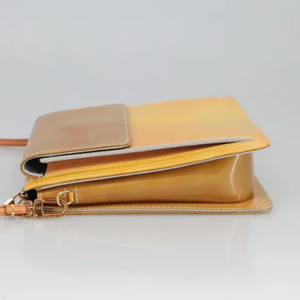 Louis Vuitton Vintage Pre-owned Leather louis-vuitton-bags Yellow Dames