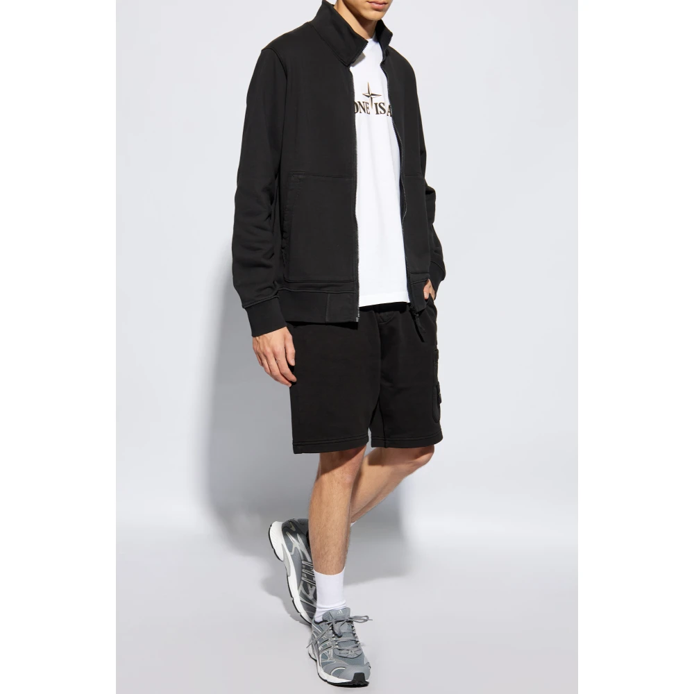 Stone Island T-shirt met logo White Heren