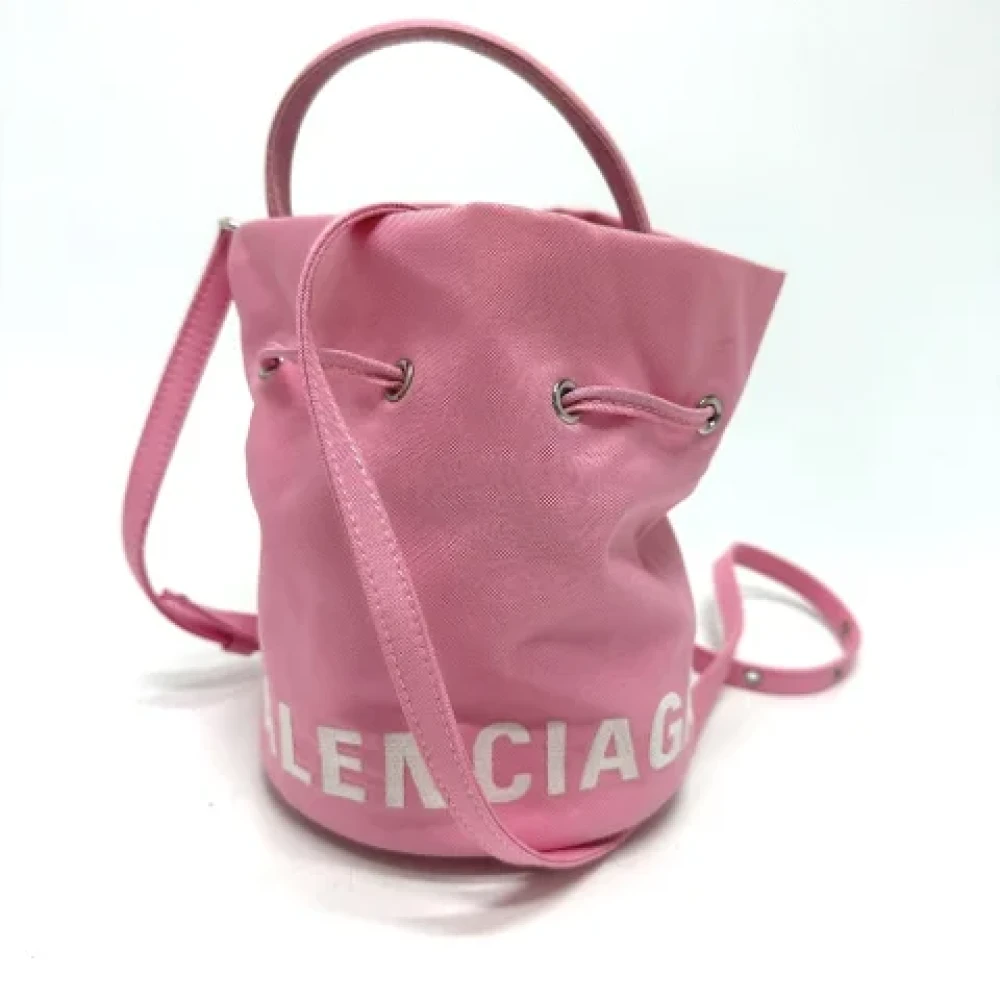 Balenciaga Vintage Pre-owned Fabric balenciaga-bags Pink Dames
