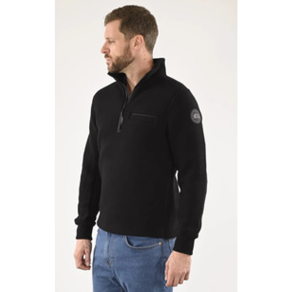 Canada Goose Zwarte Lawson Fleece Jas Black Heren