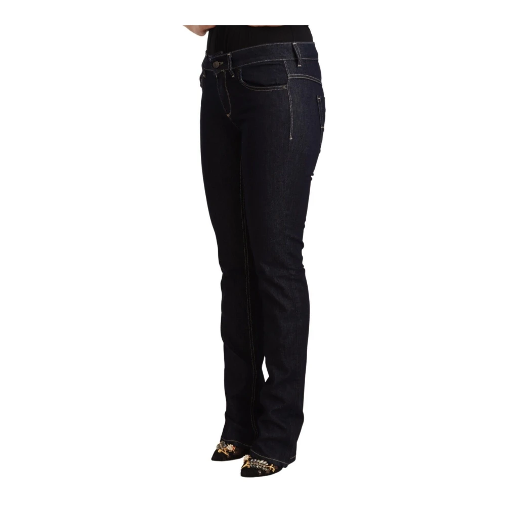 Gianfranco Ferré Zwarte Skinny Jeans met Lage Taille Black Dames