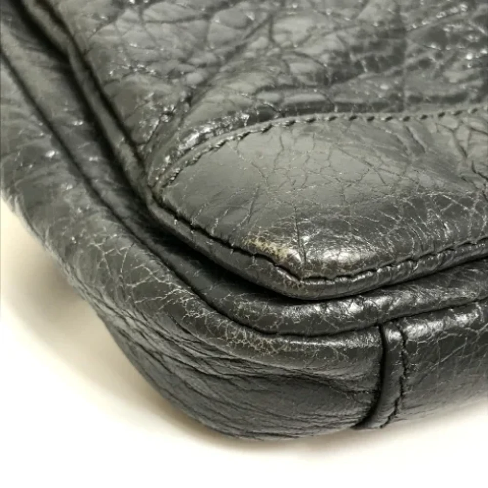 Balenciaga Vintage Pre-owned Leather handbags Black Heren