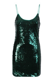 Emerald Green Nella Dress autorstwa Alice+Olivia; Pokryte cekinami, ma odważny i ekskluzywny projekt