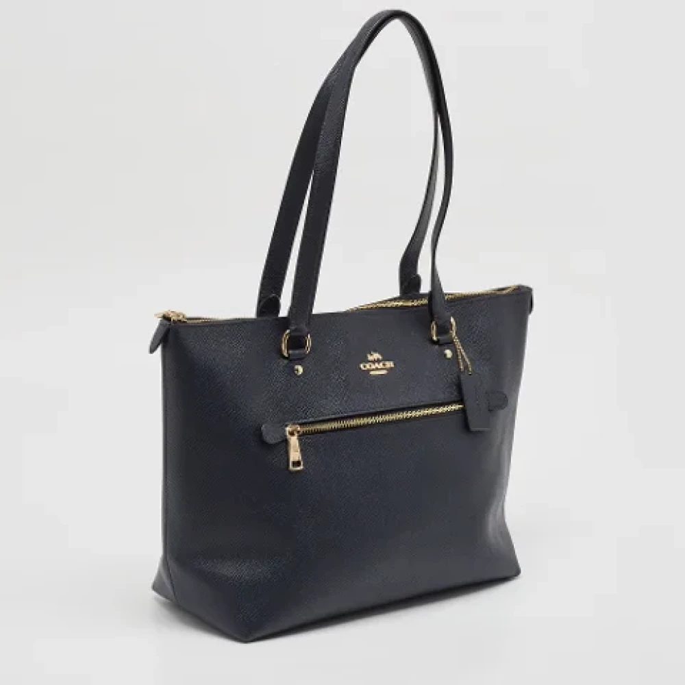 Coach Pre-owned Leather handbags Blue Dames