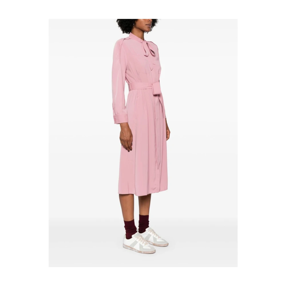 Maison Kitsuné Casual Overhemdjurk Pink Dames