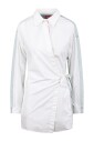 lace-up-wrap-dress-with-metal-logo