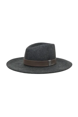 Brim Fedora i ullfilt