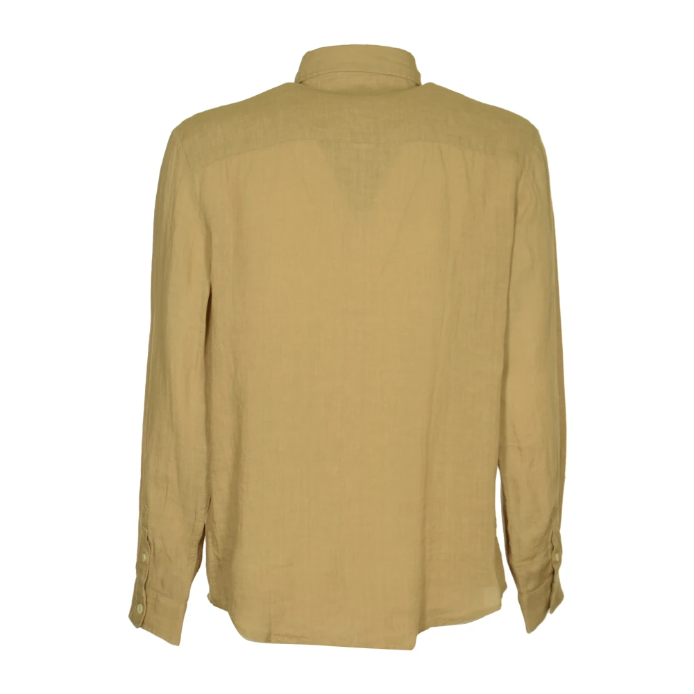 A.p.c. Beige Cassel Logo Shirt Beige Heren